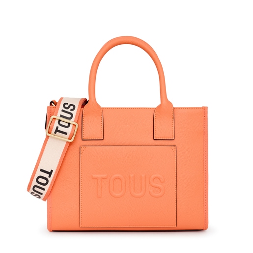 حقيبة تسوق La Rue Amaya من TOUS متوسطة الحجم باللون البرتقالي