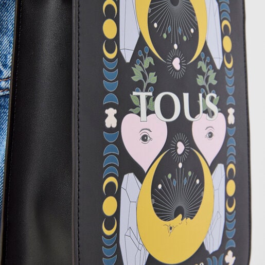 Mini black and multicolored TOUS Magic Handbag