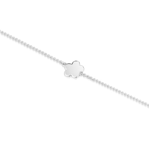 Pulsera cadena flor de plata TOUS Motivos