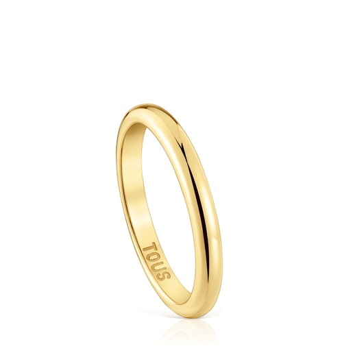 Anillo alianza de boda de oro media caña 2,7 mm TOUS Alianzas