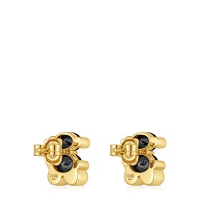 Orecchini A Perno In Oro Giallo 9kt A Forma Di Pinguino - Realizzati A Mano UK, Con Chiusura Andralok E Scatola Regalo
