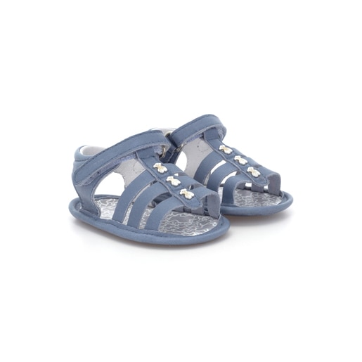 Mini Walk Nature Roman sandals in blue
