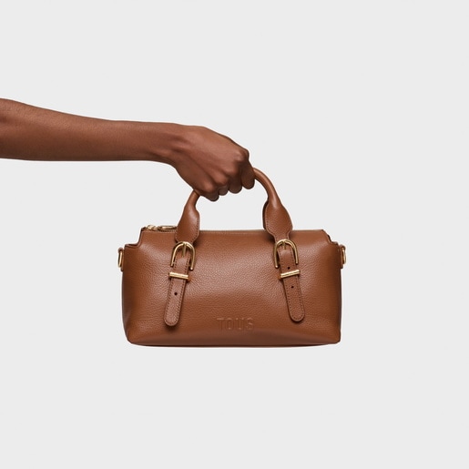colored leather Bowling bag TOUS Buckles