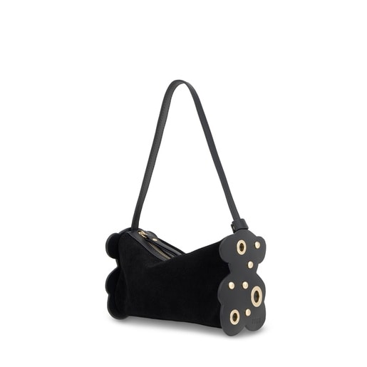 حقيبة كتف باللونين الأسود والذهبي من التشكيلة TOUS Salsi