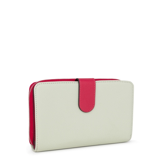 Medium mint and beige New Dubai Wallet | TOUS