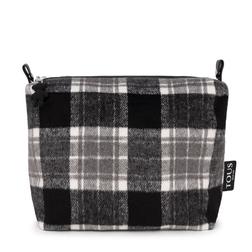 Large multicolor-gray Amaya Kaos Shock Handbag