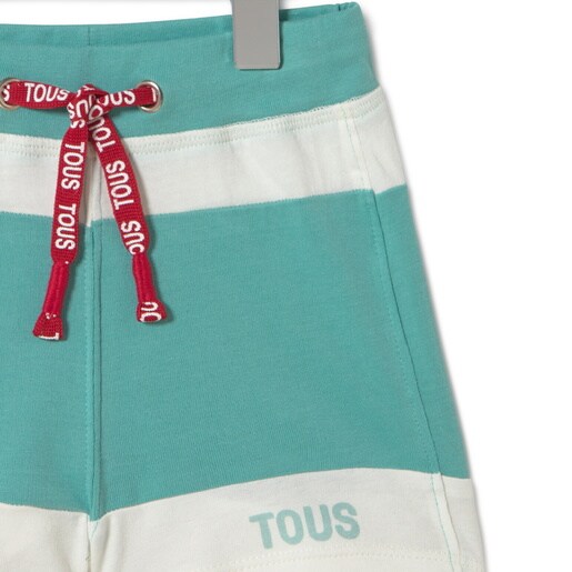 Boys striped Bermudas in Casual mist