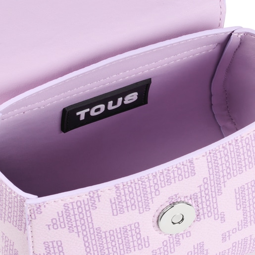 Mini sac à bandoulière Kaos Pix mauve foncé