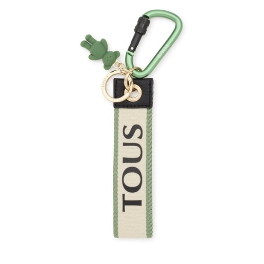 Khaki TOUS Kaos Mini Evolution Key ring | TOUS