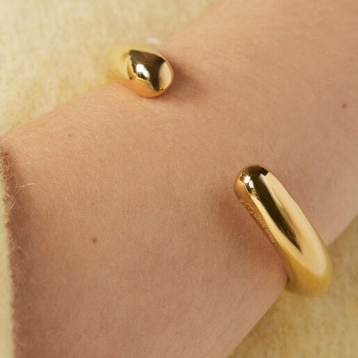 Pulsera Warm con baño de oro 18 kt sobre plata