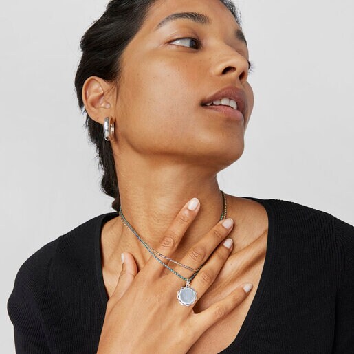 Medalla de plata floral Effecttous