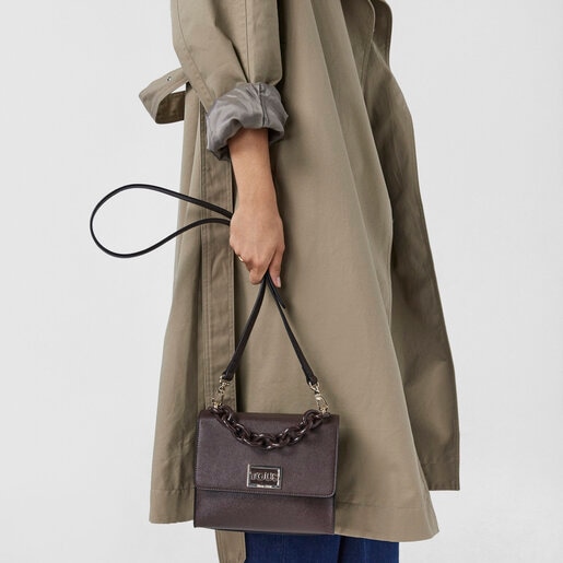 Bandolera pequeña marrón TOUS Funny