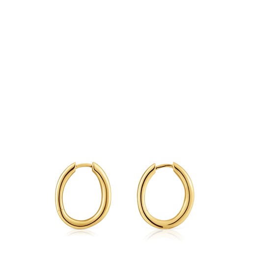 mm gold hoop earrings New Hav