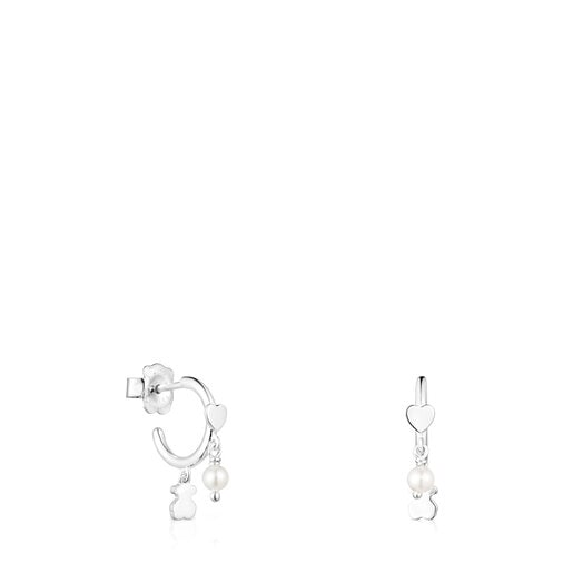 Silver and Pearls Cool Joy Earrings