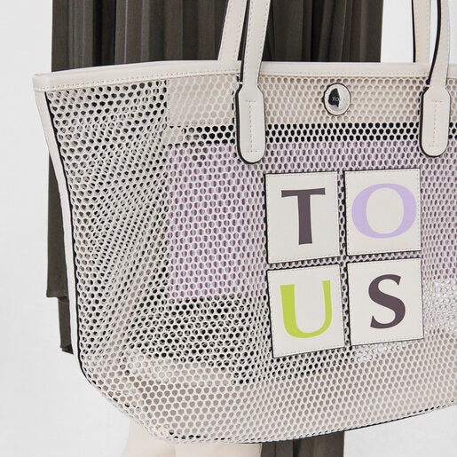 Beige TOUS Net Tote bag