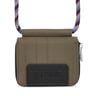 Khaki-colored TOUS Empire Padded Hanging change purse