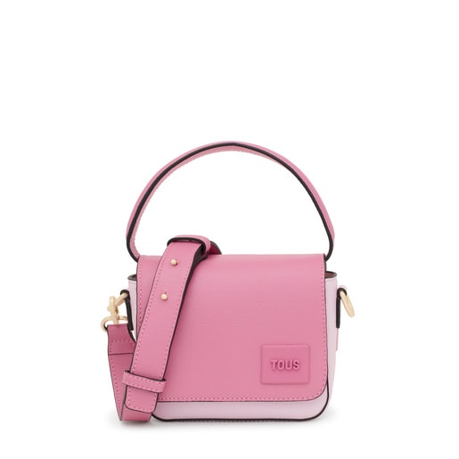 Malá Crossbody kabelka TOUS Amanda v barvách lila a růžová