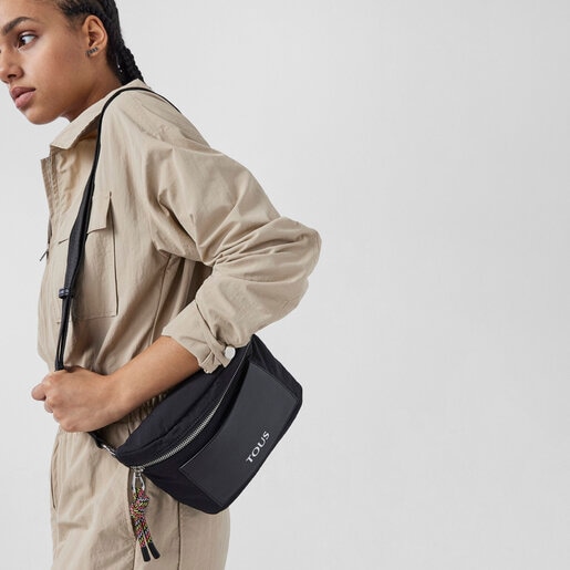 Черная поясная сумка TOUS Empire Cotton