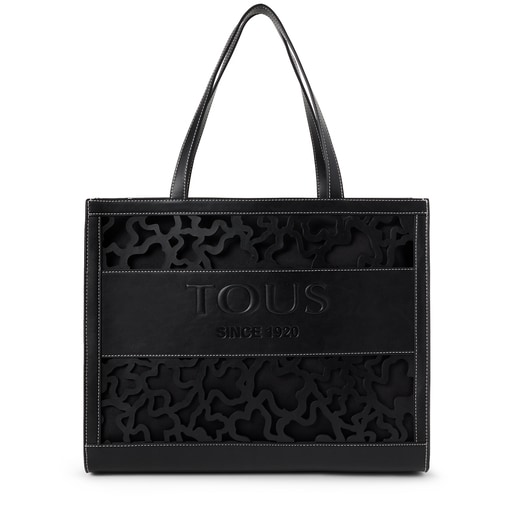 Large black Amaya Kaos Shock shopping bag | TOUS