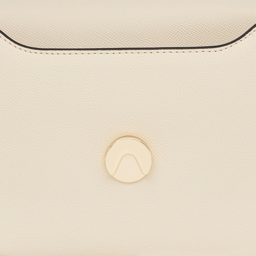 Bolso de hombro beige TOUS Halfmoon