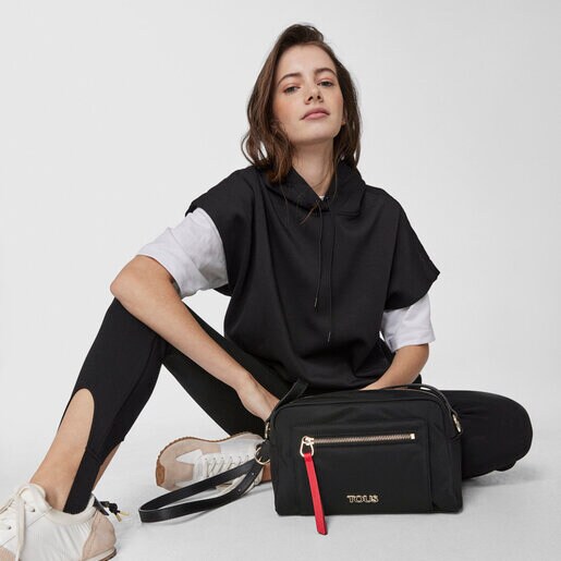 Bandolera mediana Shelby negro