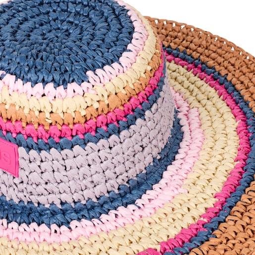 Sombrero azul marino Stripes