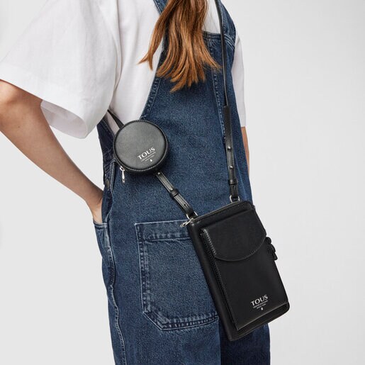 Black T Pop Cell phone cover and Hanging wallet