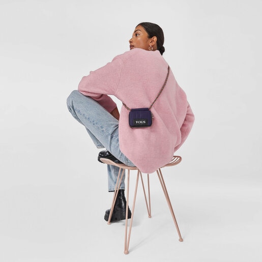 Monedero colgante morado TOUS Empire Padded