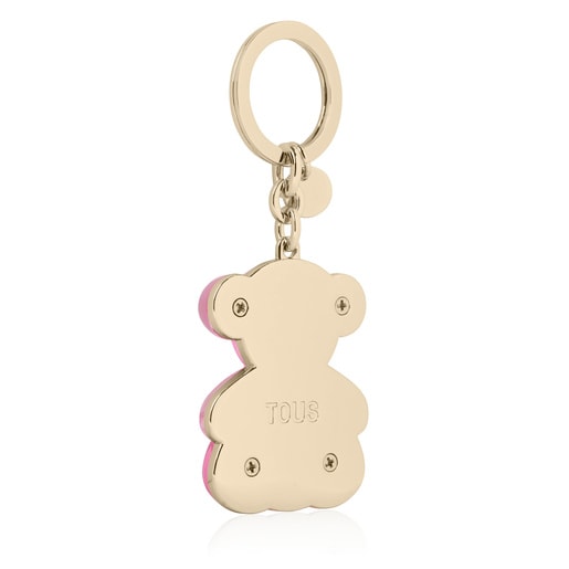 Pink half Key ring Bold Bear