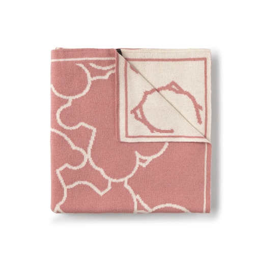 Manta de bebé reversible Nilo rosa