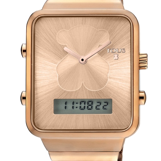 Reloj TOUS Mujer B-Time Blanco y Dorado Digital 3000131600