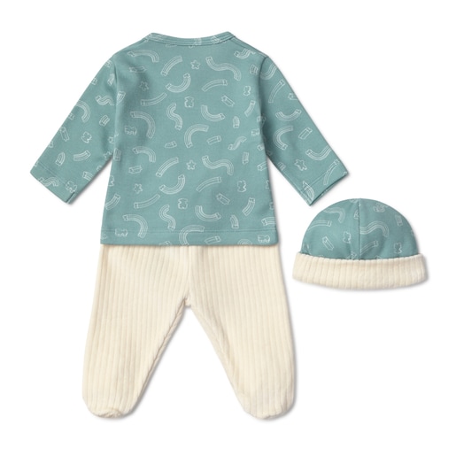 Newborn baby set in Arc mist