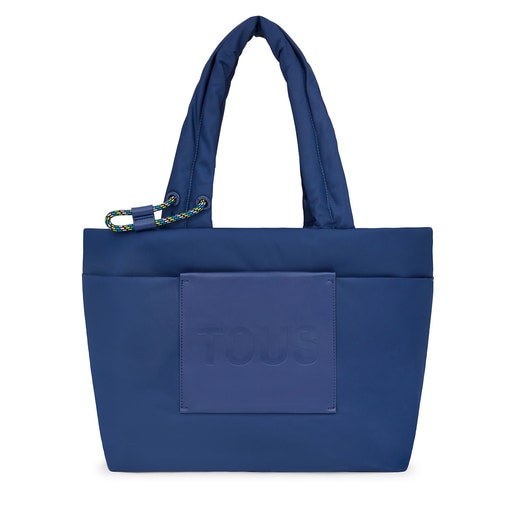 Large navy blue TOUS Marina Tote bag