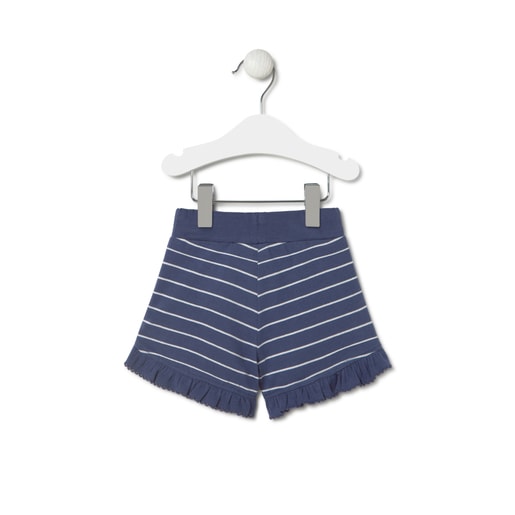 Short de niña Casual azul marino