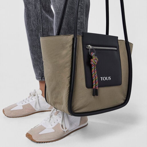 Medium khaki TOUS Empire Cotton Tote bag