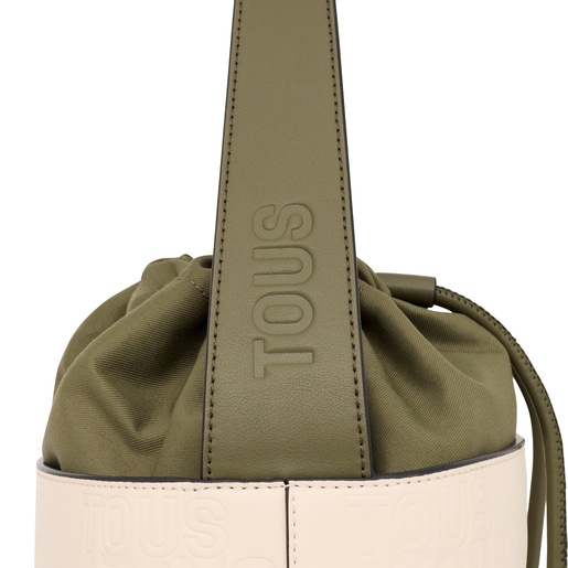 Beuteltasche TOUS Nanda in Beige und Khaki