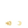 Moon Earrings with 18kt gold plating over silver TOUS Motifs