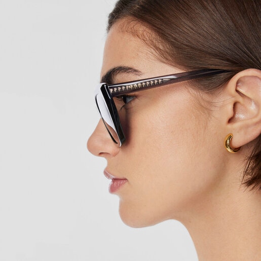 משקפי שמש Pale Square בצבע שחור