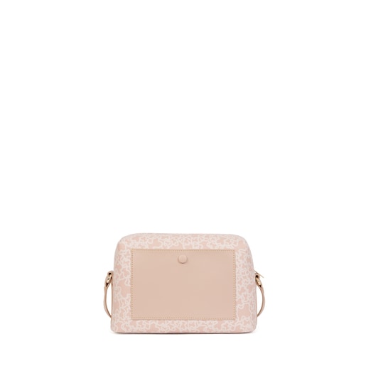 Medium pink colored Canvas Kaos Mini Crossbody bag