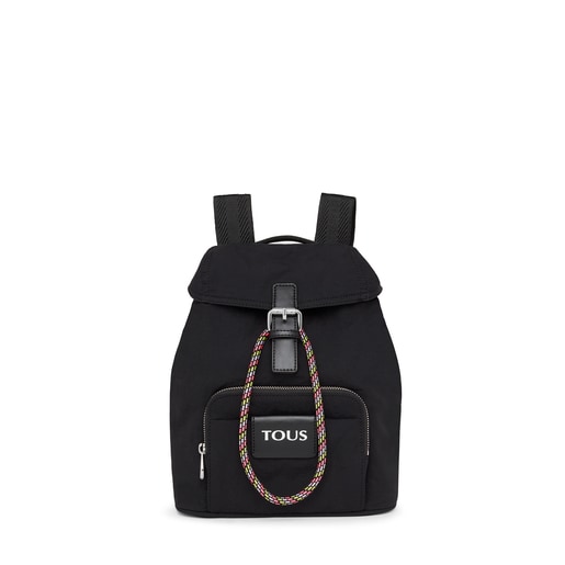 Small black TOUS Empire Cotton Backpack