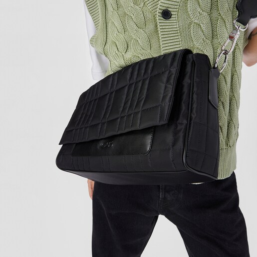 תיק צד TOUS Empire Padded גדול בצבע שחור