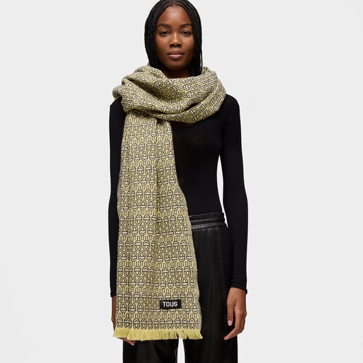 Foulard jaune TOUS MANIFESTO Essence