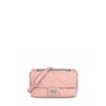 Small pink Kaos Dream Crossbody bag with a flap