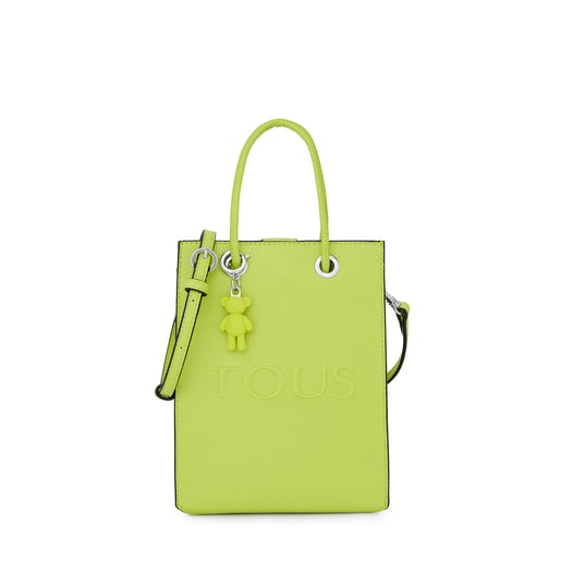 Lime green leather TOUS Legacy Shoulder bag