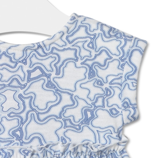 Girls dress in Kaos blue