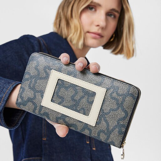 Billetera mediana negra Kaos Legacy