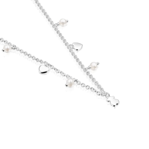 TOUS Silver and Pearls Cool Joy Necklace | Westland Mall