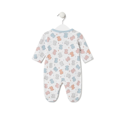 Baby playsuit in Colors blue