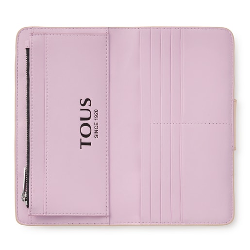 Medium beige and mauve TOUS Damas Wallet