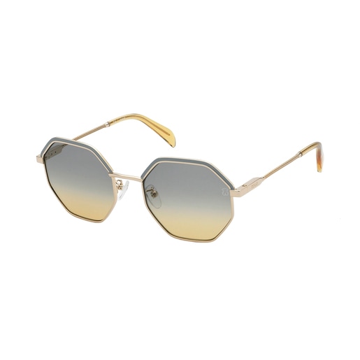 Okulary przeciwsłoneczne  w kolorze złota New Jolie